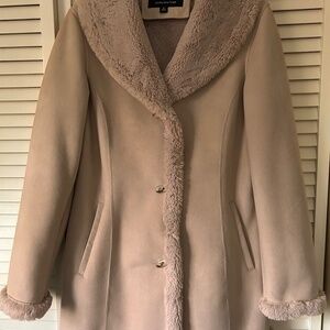 Jones New York Faux Shearling Coat